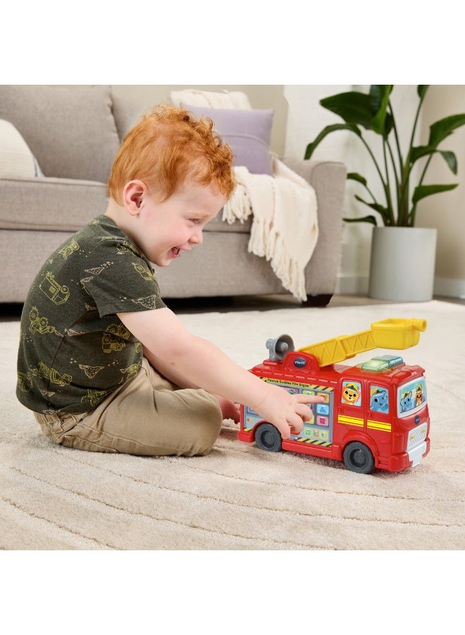 vtech Rescue Buddies Fire Engine, Songs & Learning Discovery Station, Easy-Touch Buttons, Ages 12–36 Months - Image 4