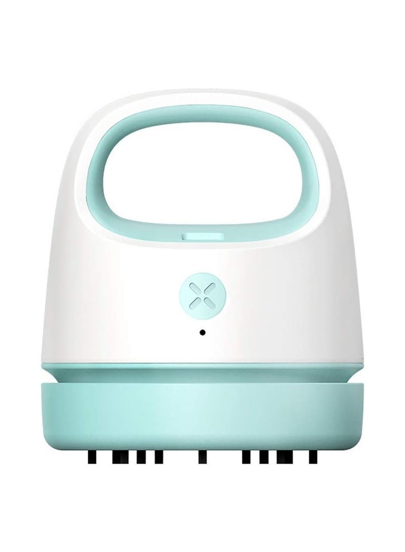 AROAQ Mini Desk Vacuum USB Charging with Vacuum Nozzle Cleaning Brush - Image 2