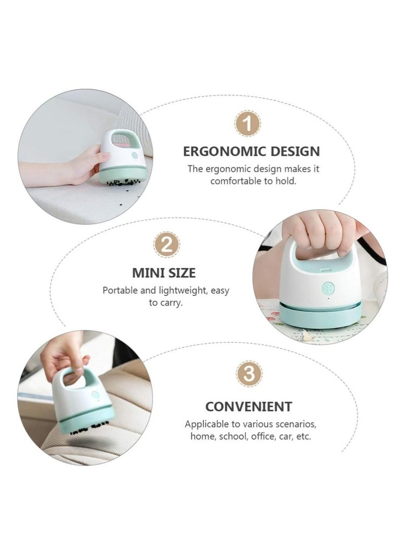 AROAQ Mini Desk Vacuum USB Charging with Vacuum Nozzle Cleaning Brush - Image 4