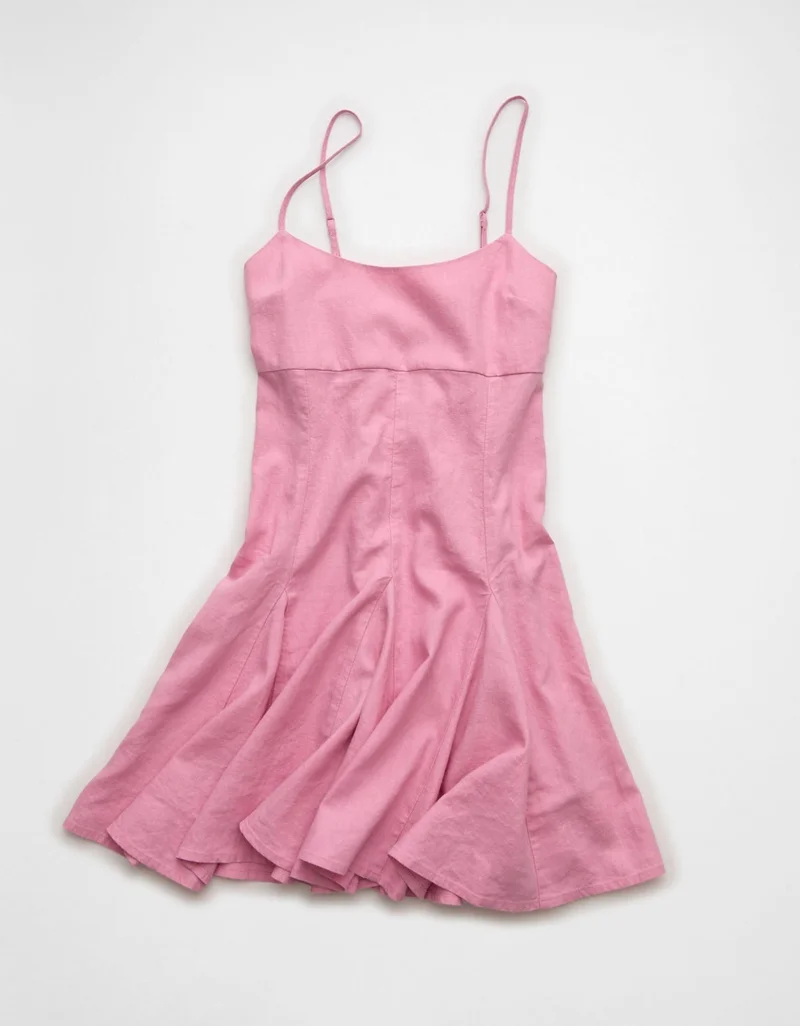 American Eagle AE Pleated Mini Dress