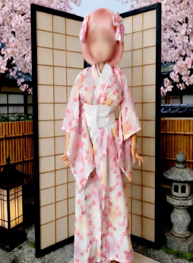 xinXbabe ملابس دمى xinXbabe للدمى من 32 إلى 40 بوصة، طقم ملابس مستوحى من الكيمونو للدمى من 80 إلى 100 سم، طقم ملابس تنكري مستوحى من الكيمونو للدمى من 80 إلى 100 سم، ملابس بحجم الدمى الطبيعي، مقاس الصدر 50 سم - Image 2