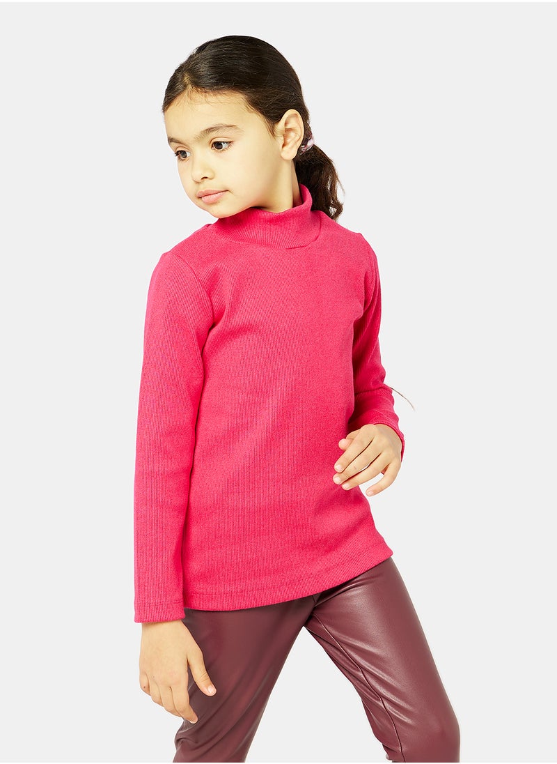 Jodi Mini - Kids Unisex Sleeved Half cole top - Image 1