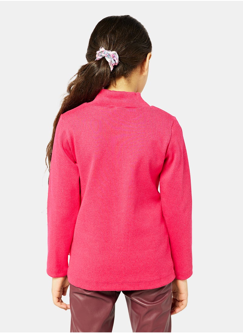 Jodi Mini - Kids Unisex Sleeved Half cole top - Image 1