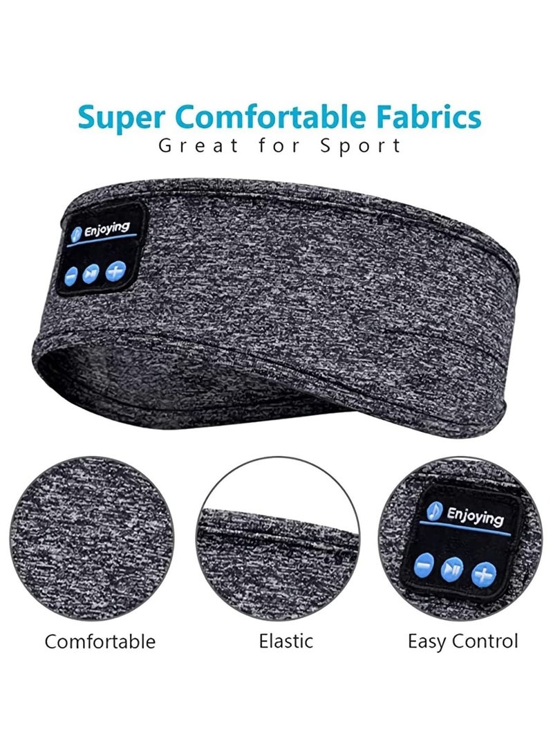 Sleep Headset Bluetooth Headband, Wireless Music Headset,Sleep Mask Earplugs, Suitable for Side Sleepers Exercise, Running, Insomnia, Travel, Yoga,IPX6 Waterproof - Image 2
