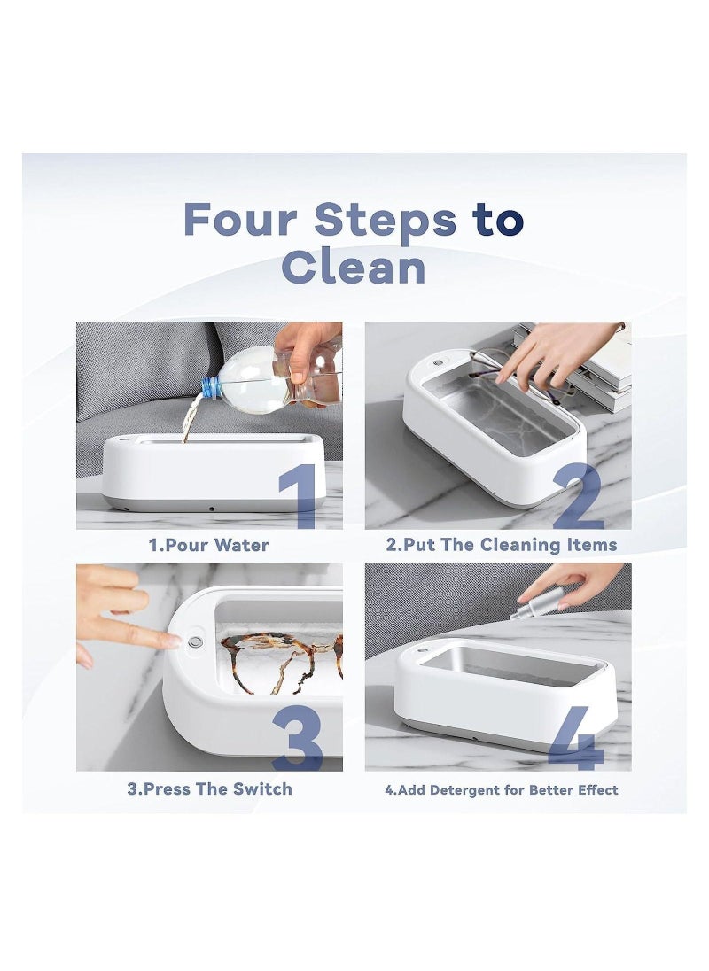 Ultrasonic Cleaning Machine Tank Cleaner Washer for Jewelry, Glasses  Watch - Image 3