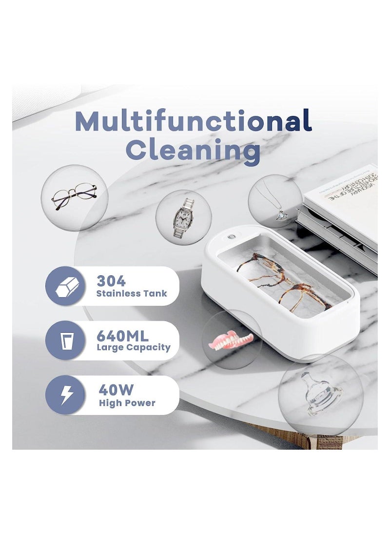Ultrasonic Cleaning Machine Tank Cleaner Washer for Jewelry, Glasses  Watch - Image 2