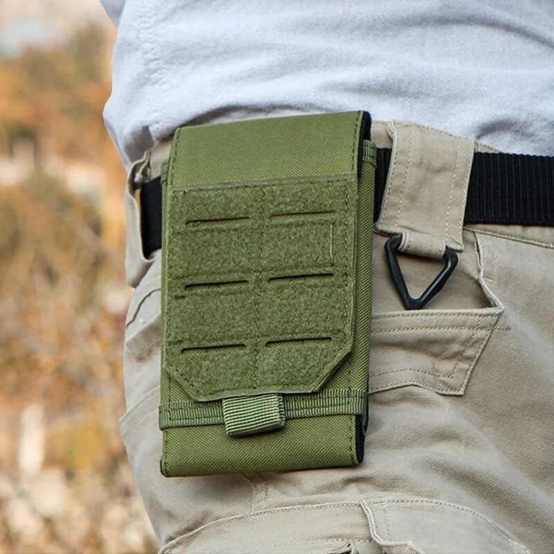 klarako Portable Nylon Phone Blet Bag - [2023 New] Outdoor Mobile Phone Pouch Accessory Pouch for Hunting Camping - Portable Men Waist Pack (Camouflage-B) - Image 2