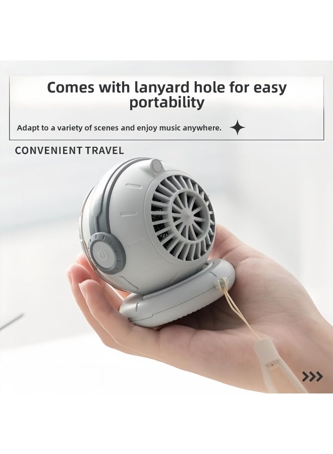 سماعة رائد فضاء بلوتوث - صوت لاسلكي مصغر - شحن عبر USB - صوت محمول للهواء الطلق - ديكور مكاتب - هدية شخصية - Image 5