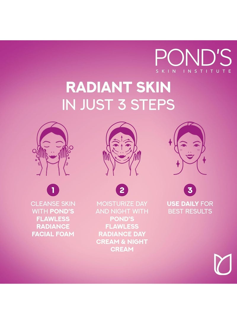 Pond's Flawless Radiance Moisturizing Day Cream, with SPF 15 and Niacinamide for an Even-tone Glow, 50g - Image 5