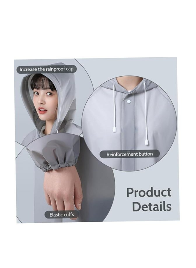 DIOTTI Rain Poncho for Adults, 2 Pack Reusable Raincoat, Emergency Ponchos for Women or Men - Image 3