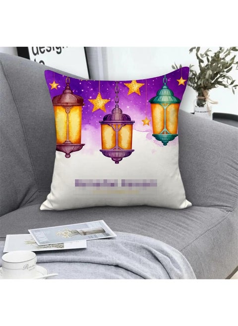 Gold Moon Throw Pillow Case with Moon Pattern - Home Decorative Cushion Cover (Insert Not Included)