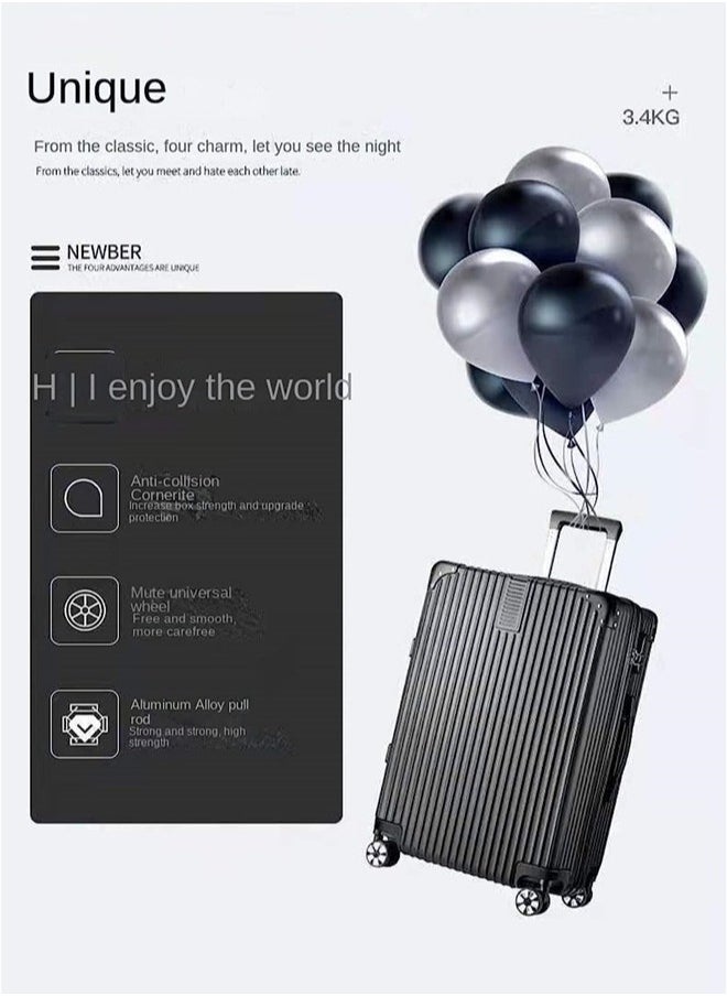 Luggage Set of 3 Hardside Carry on Suitcase Sets with Spinner Wheels & TSA lock Portable Lightweight ABS Luggages for Travel Business(20/24/28)