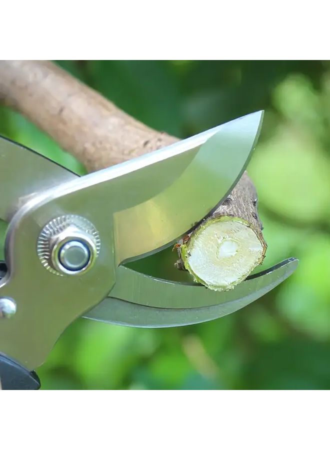 Reddish Black Garden Pruning Shears Durable Metal For Fruit Trees Thick Branches - Image 2