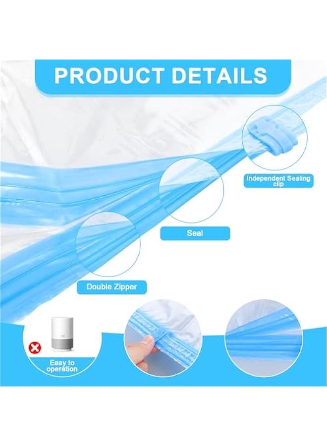Travel Compression Bags, Roll-Up Space Saver Bags Vacuum Storage Bags 47x35cm/18.5x13.7in for Luggage Backpack Suitcase Packing Organizers(3PCS)  - Image 2