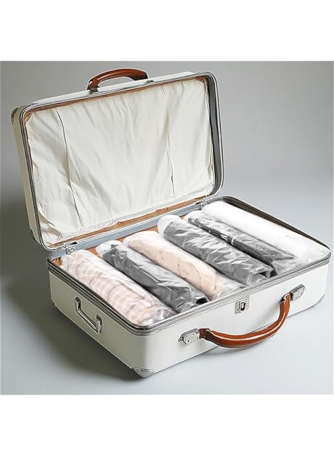 Travel Compression Bags, Roll-Up Space Saver Bags Vacuum Storage Bags 47x35cm/18.5x13.7in for Luggage Backpack Suitcase Packing Organizers(3PCS)  - Image 3