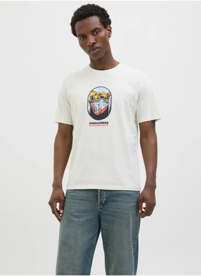 JACK & JONES Jorskull Coast Short Sleeve Crew Neck T-Shirt