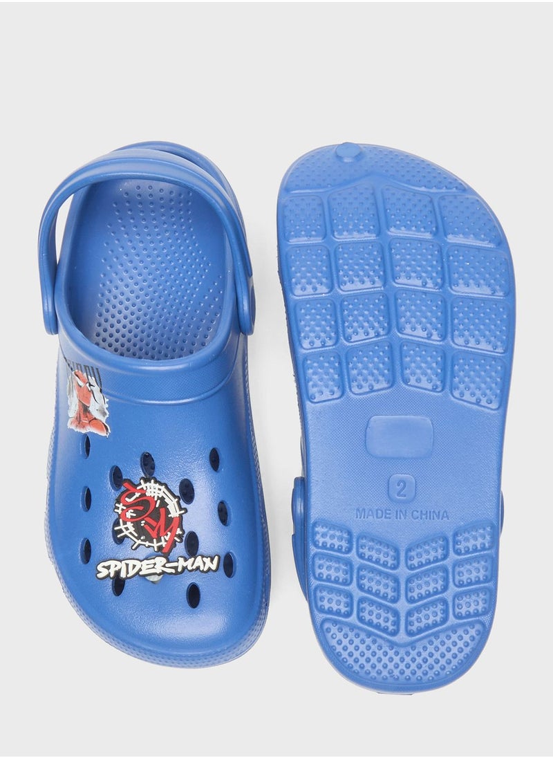 MARVEL - Kids Spyder Printed Clogs - Image 1