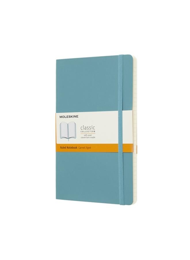 Moleskine Reef Blue Notebook Large Ruled Soft