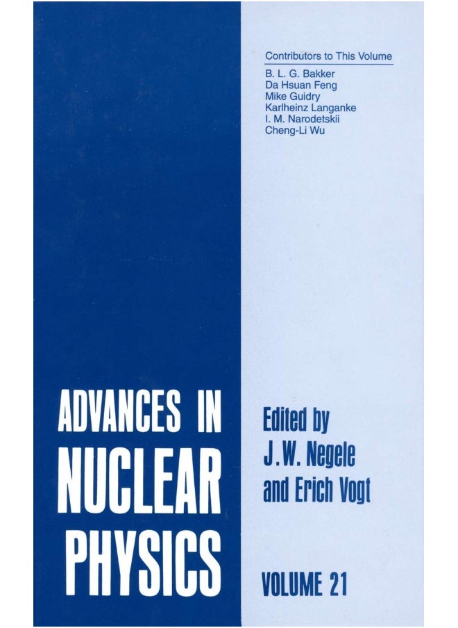 Advances in Nuclear Physics: Volume 21 
