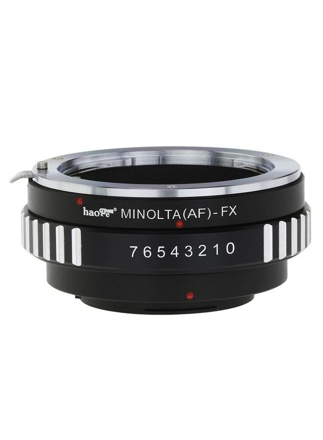 Haoge Lens Mount Adapter for Sony Alpha A Minolta MA AF Lens to Fujifilm Fuji X FX Mount Camera as X-A3 X-A5 X-A10 X-A20 X-E1 X-E2 X-E2s X-E3 X-H1 X-M1 X-Pro1 X-Pro2 X-T1 X-T2 X-T3 X-T10 X-T20 X-T30 - Image 1