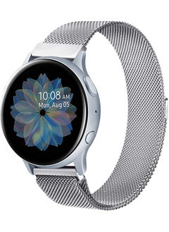 O Ozone Milanese Loop Band For Samsung Galaxy Watch 7 6 5 4 FE 40mm 44mm 45mm/Galaxy Watch 6 4 Classic 43mm 47mm 42mm 46mm  Stainless Steel Strap -Silver  - Image 1