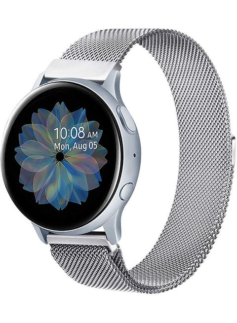 Milanese Loop Band For Samsung Galaxy Watch 7 6 5 4 FE 40mm 44mm 45mm/Galaxy Watch 6 4 Classic 43mm 47mm 42mm 46mm  Stainless Steel Strap -Silver
