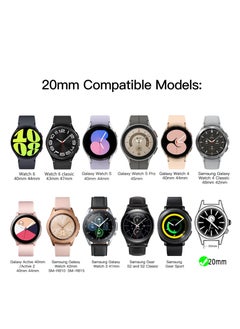 O Ozone Milanese Loop Band For Samsung Galaxy Watch 7 6 5 4 FE 40mm 44mm 45mm/Galaxy Watch 6 4 Classic 43mm 47mm 42mm 46mm  Stainless Steel Strap -Silver  - Image 2