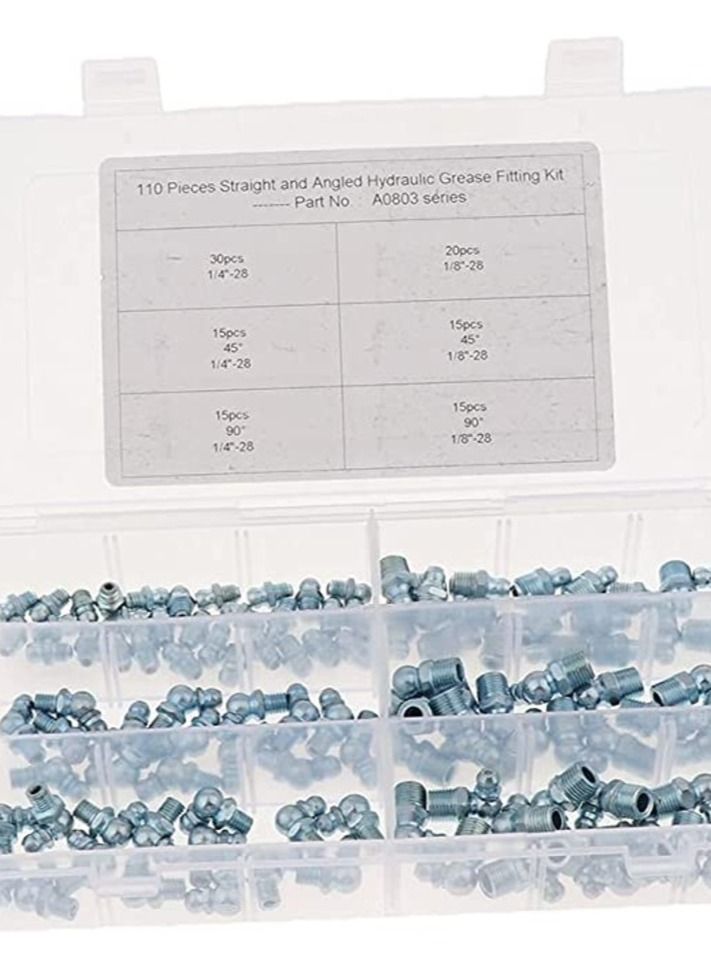 Metric Hydraulic Lubrication Grease Fittings - Image 1