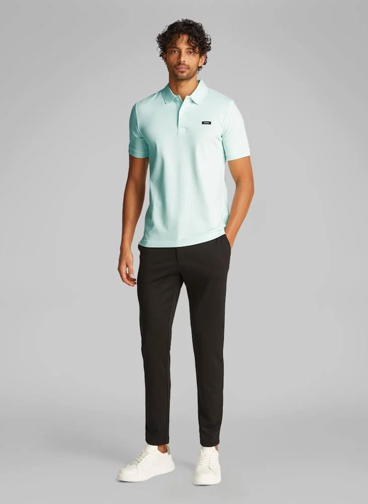 كالفن كلاين Slim Stretch Pique Polo