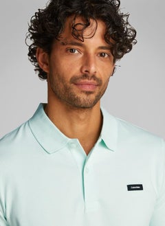 CALVIN KLEIN Slim Stretch Pique Polo  - Image 3