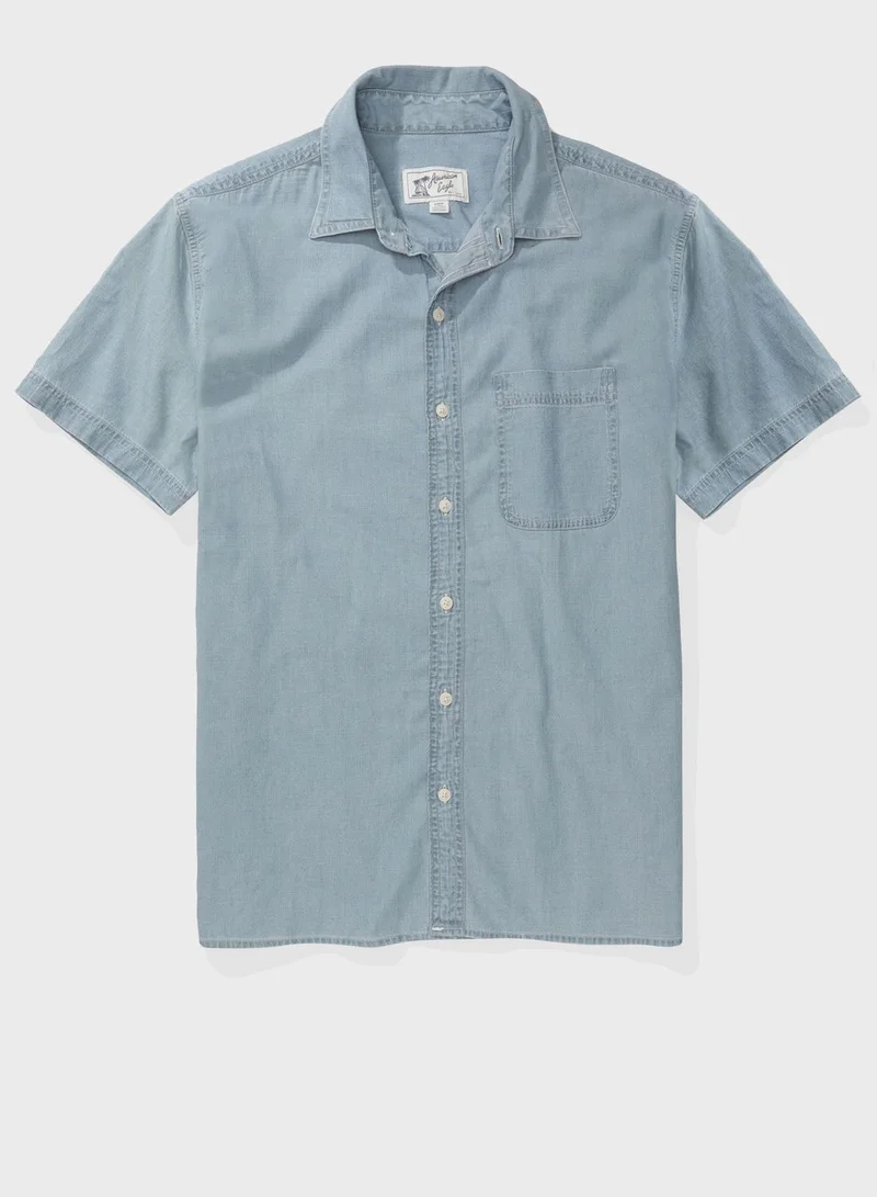 American Eagle Button Down Regular Fit Shirt