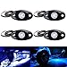 LY8 LY8 4Pods Blue Rock Lights LED Neon Underglow Light for Car Truck ATV UTV SUV Jeep Offroad Boat Underbody Glow Trail  - Image 2