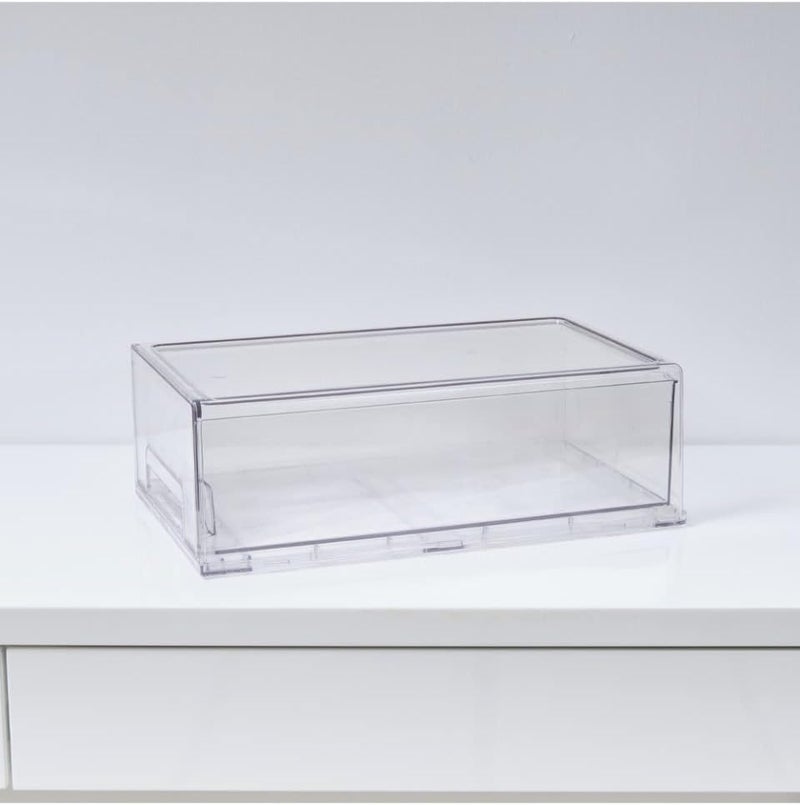 Homesmiths Stackable Storage Drawer Clear 33.7 x 21 x 11 cm - Image 5