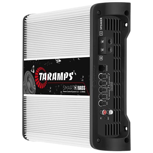 Taramp's تارامبس سمارت 3 باس 0.5 إلى 2 أوم 3000 واط RMS، متعدد المقاومة، قناة واحدة، مضخم صوت لساب ووفر السيارة، طاقة عالية فئة D، موسفيت مونوبلوك رقمي، سمارت 3k، كروس أوفر منخفض مع تعزيز للباس - Image 3