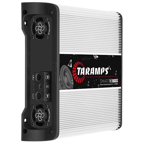Taramp's تارامبس سمارت 3 باس 0.5 إلى 2 أوم 3000 واط RMS، متعدد المقاومة، قناة واحدة، مضخم صوت لساب ووفر السيارة، طاقة عالية فئة D، موسفيت مونوبلوك رقمي، سمارت 3k، كروس أوفر منخفض مع تعزيز للباس - Image 2