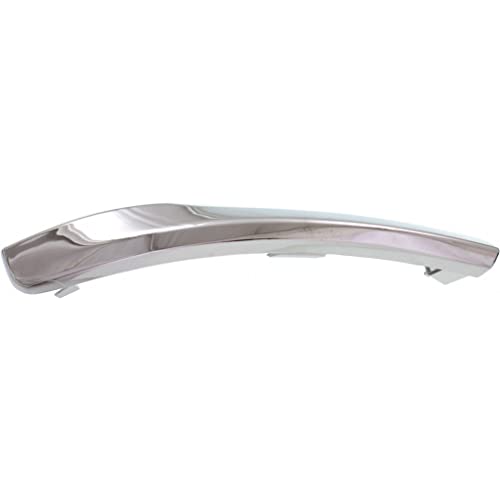 KarParts360 For Dodge Durango 2014 15 16 17 18 19 2020 Bumper Cover Molding Passenger Side | Front | Chrome | ABS Plastic | Replacement For CH1047105 | 5113736AB - Image 1