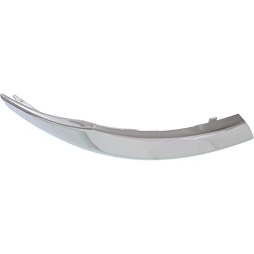 KarParts360 For Dodge Durango 2014 15 16 17 18 19 2020 Bumper Cover Molding Passenger Side | Front | Chrome | ABS Plastic | Replacement For CH1047105 | 5113736AB - Image 3