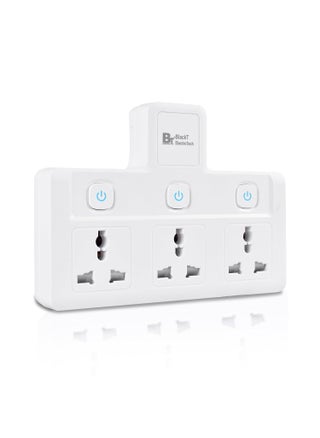 Blackt Electrotech BTPS2 Multi Plug Socket Extension with Shelf 2500W 10A Wall Adapter for Home Office Kitchen Cordless Power Extension with LED Indicator 3 Socket Multi Plug - pzsku/Z6D22BEDCC4CA58F1D8DFZ/45/1746637746/67878c9c-3b24-4224-9a32-9ace813ad9dc