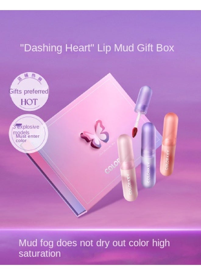 COLORKEY Valentine's Day Gift Set】velvet Lip Mousse - Matte Finish, Soft Texture, Covers Lip Lines, Smudge-proof, Long-lasting, Premium Luxury Brand - Image 2