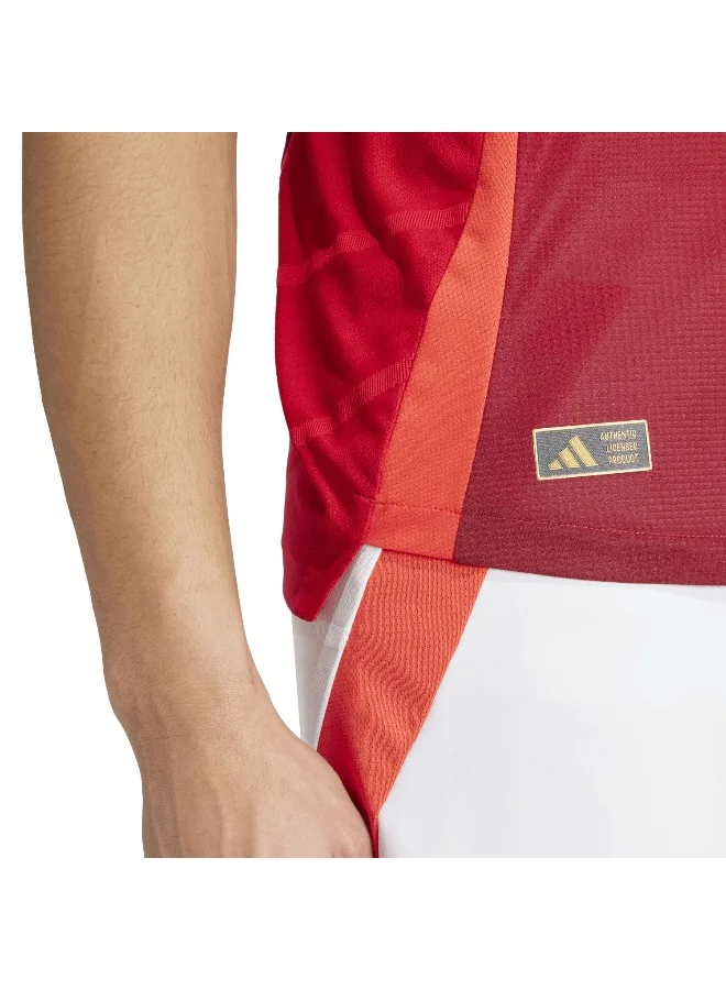 adidas Originals Mufc H Jsy Au Red Football Jerseys For Men Xs