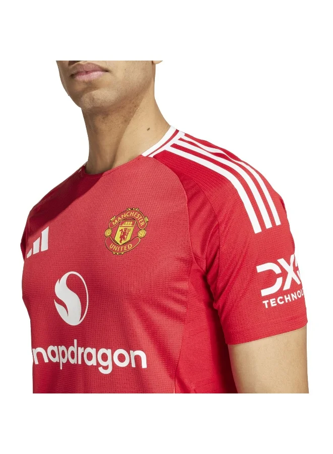 adidas Originals Mufc H Jsy Au Red Football Jerseys For Men Xs