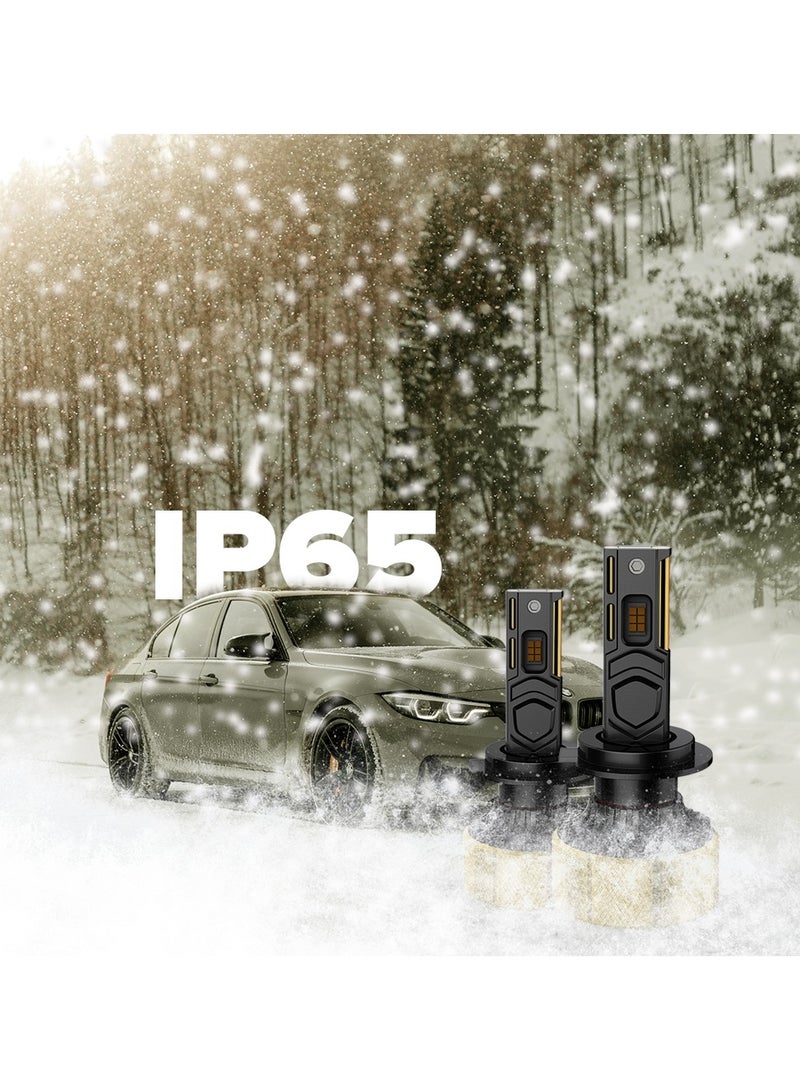 Toby's Toby’s 2 Pieces EC-100 9005/9006 200W LED Headlight – 20,000LM Ultra-Bright Dual Beam with Intelligent Can-Bus, Copper Tubes & CSP Chip for Extreme All-Weather Performance - Image 5