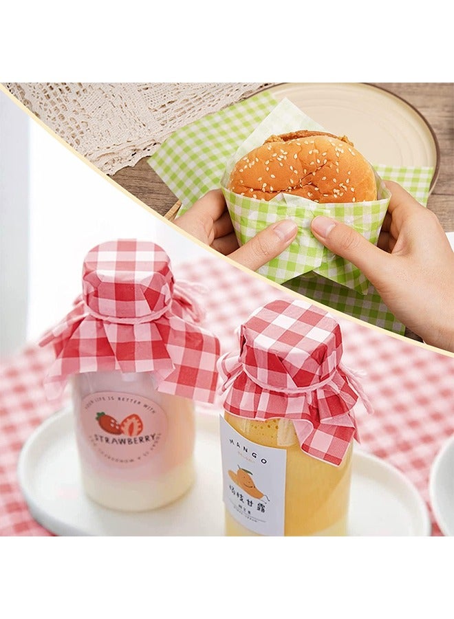100-Piece Bread Sandwich Burger Fries Food Grade Oil Proof Paper, Wrapping Baking Tools, Cake Packaging Paper 18x18cm - Image 4