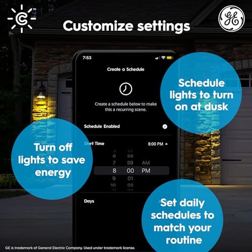Cync GE CYNC Smart LED PAR38 Flood Light Bulb - WiFi & Bluetooth Color Changing RGB Outdoor Light Bulbs - 90W Equivalent, Compatible with Alexa & Google Home - Dimmable, Long Lasting, Tuneable - Pack of 2 - Image 3