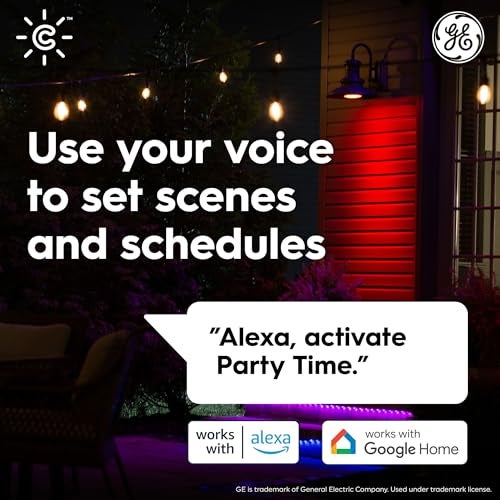 Cync GE CYNC Smart LED PAR38 Flood Light Bulb - WiFi & Bluetooth Color Changing RGB Outdoor Light Bulbs - 90W Equivalent, Compatible with Alexa & Google Home - Dimmable, Long Lasting, Tuneable - Pack of 2 - Image 4