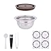 Fukaisu Reusable Pods for Nespresso Stainless Steel Reusable Refillable Capsule with Silicone Cover for Home Commercial Use Compatible with Nespresso Vertuo NextVertuo POP - Image 2