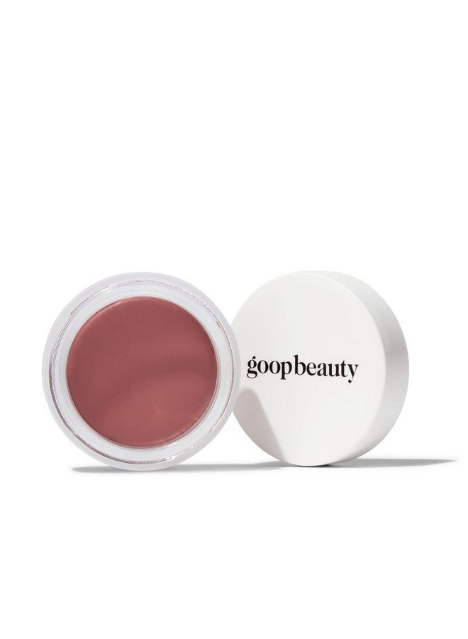 goop Beauty Cream Blush | Sheer Pop of Color for Lips & Cheeks | Vitamin C, Vitamin E, & Safflower Oil | Natural Makeup for Glowing Skin | Paraben & Silicone Free | 0.5 oz | Velveteen - Sheer Mauve - Image 1
