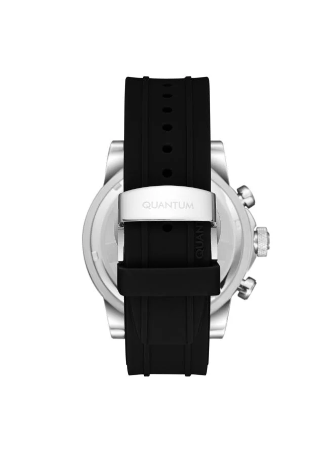Quantum Men's Silicone Chronograph Watch PWG1126.351 - 45 mm