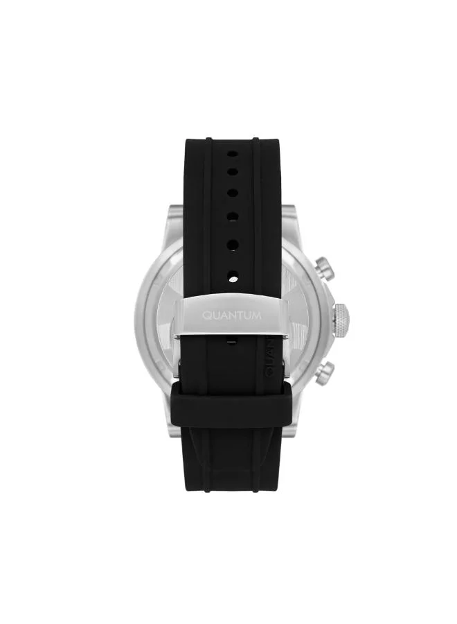 Quantum Men's Silicone Chronograph Watch PWG1126.351 - 45 mm