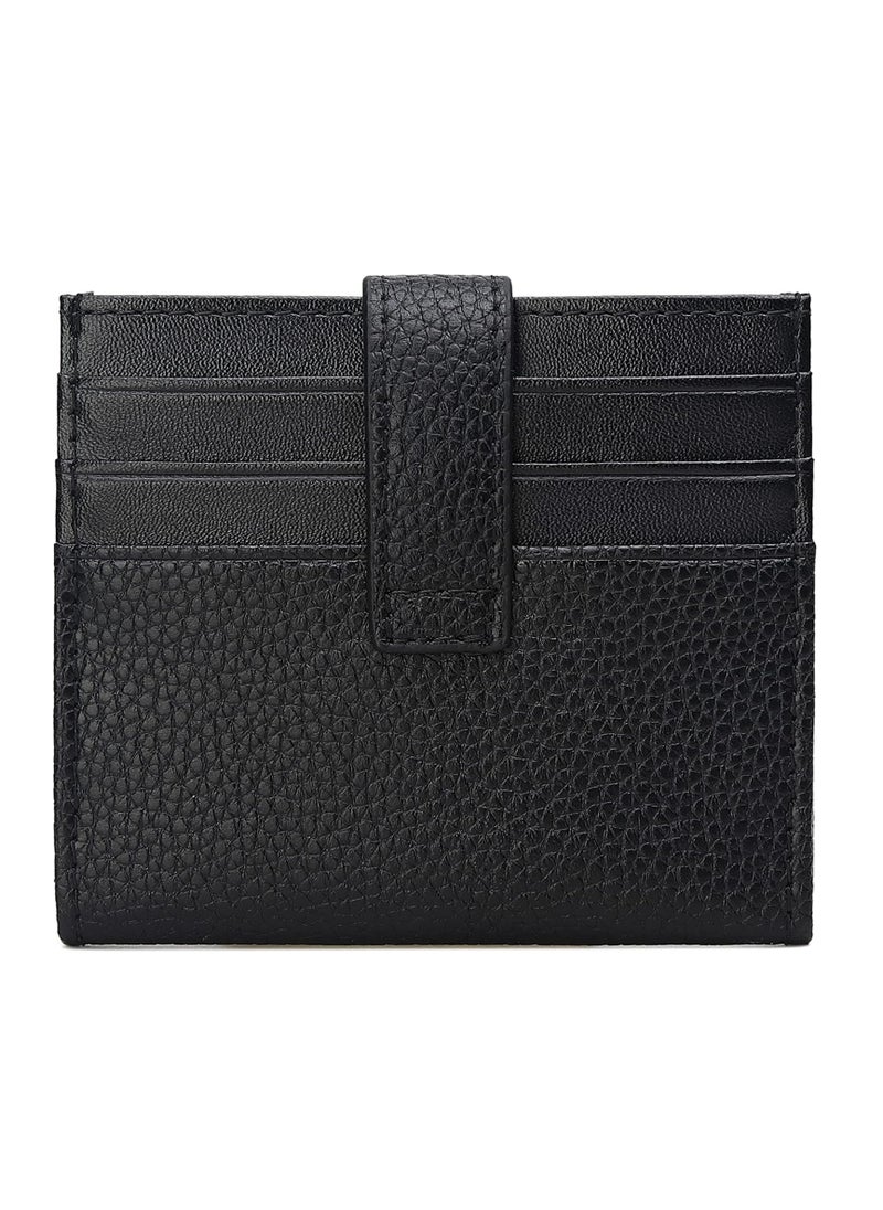RAHALA Rahala Men's 4-sided Bifold Leather Cardholder (Black) - No:RA107  - Image 3